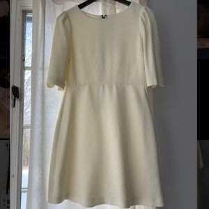 Alice + Olivia Winter White Mini Dress size 6